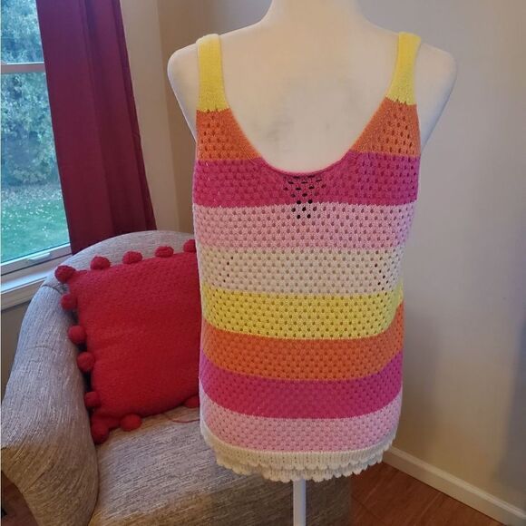 Design365 Bright Stripe Knit Top XL - Picture 4 of 9